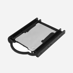 StarTech.com BRACKET125PT : Support de Montage 2.5" vers 3.5" en Plastique Noir, Compatible HDD/SSD SATA/SAS 7-9.5mm, Installation sans Outil - Miniature 5