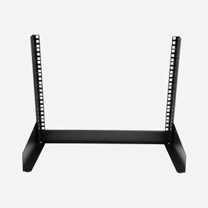 StarTech.com RK8OD Rack Serveur Bureau 8U 2 Montants Acier Noir, Charge 50kg, EIA/ECA-310-E, 504x292x410mm, Kit Vis/Écrous Cage M5 Inclus - Miniature 3