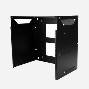 StarTech.com Rack Mural Réseau 8U Acier, Profondeur Ajustable 30-45cm, Étagère Intégrée, Charge 34kg, 2 Montants, Conforme EIA-310-D, TAA, WALLSHELF8U - Miniature 5