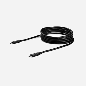 StarTech.com Câble USB-C vers USB-C 2m, 100W (5A) Power Delivery, USB 2.0, 480 Mbit/s, AWG 24/26, Noir, Certifié USB-IF, Réf: USB2C5C2M - Miniature 4