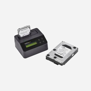 StarTech.com Effaceur HDD/SSD Autonome SDOCK1EU3P2, USB 3.0 vers SATA III 6Gbps, 9 Modes d'Effacement, 4Kn, Port Imprimante DB-9, Conforme TAA - Miniature 5
