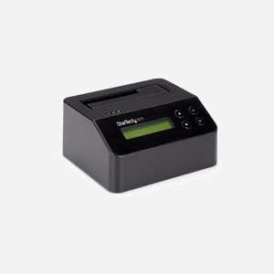 StarTech.com Effaceur HDD/SSD Autonome SDOCK1EU3P2, USB 3.0 vers SATA III 6Gbps, 9 Modes d'Effacement, 4Kn, Port Imprimante DB-9, Conforme TAA