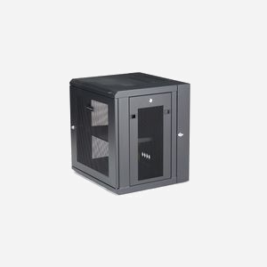 StarTech.com RK12WALHM Armoire Réseau Murale 12U 4 Montants 19", Profondeur 6-40cm, Acier, Porte et Panneaux Verrouillables, Charge 90kg, avec Étagère 1U - Miniature 3
