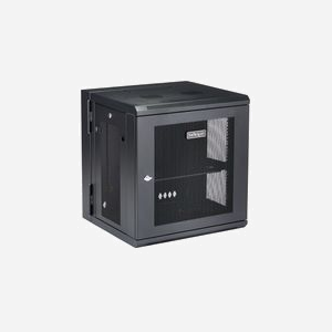StarTech.com RK12WALHM Armoire Réseau Murale 12U 4 Montants 19", Profondeur 6-40cm, Acier, Porte et Panneaux Verrouillables, Charge 90kg, avec Étagère 1U - Miniature 2