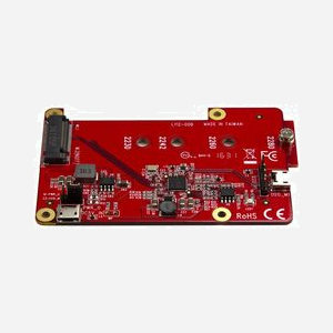 StarTech.com Convertisseur USB 2.0 vers M.2 SATA (NGFF) PIB2M21 pour Raspberry Pi et cartes de développement - Compatible SSD M.2 (2230/2242/2260/2280) - Chipset Renesas µPD720231A - Miniature 2