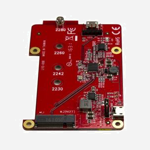 StarTech.com Convertisseur USB 2.0 vers M.2 SATA (NGFF) PIB2M21 pour Raspberry Pi et cartes de développement - Compatible SSD M.2 (2230/2242/2260/2280) - Chipset Renesas µPD720231A - Miniature 3