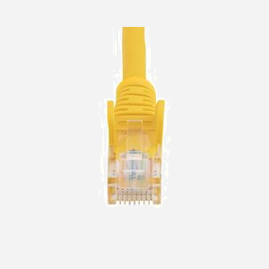 StarTech.com Câble Cat5e 5m Jaune U/UTP RJ45 M/M Contacts Or 50µ PoE 10/100Base-T(X) 100Mb/s 350MHz AWG24 CMG(CM) - Miniature 4