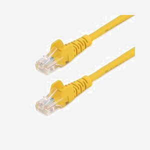 StarTech.com Câble Cat5e 5m Jaune U/UTP RJ45 M/M Contacts Or 50µ PoE 10/100Base-T(X) 100Mb/s 350MHz AWG24 CMG(CM) - Miniature 1