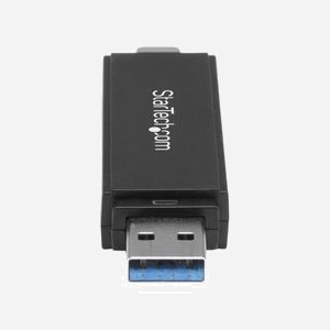 StarTech.com Lecteur Cartes Mémoire USB 3.0 SD/MicroSD, 5Gbps, USB Type-A/Type-C, SDXC/SDHC/SD, microSDXC/SDHC/SD, 2To Max, Noir, Plug & Play - Miniature 4
