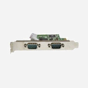 StarTech.com Carte PCIe 2 ports série RS232 DB9, UART 16C1050, Débit 460.8Kbps, Profil Bas/Standard, Chipset SystemBase SB16C1052PCI, Windows. - Miniature 4