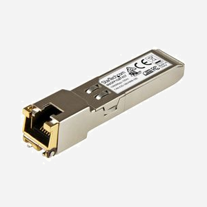 StarTech.com SFP Cuivre MASFP1GBTXST, 1000Base-TX, RJ45, 100m, Compatible Cisco Meraki MA-SFP-1GB-TX, 10/100/1000 Mbps, 0-70°C - Miniature 1