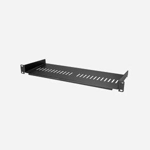 StarTech.com Étagère Rack 1U Ventilée Acier 175mm Profondeur - Charge 20kg, EIA/ECA-310-E, 440x175x44mm, Noir, Visserie incluse - CABSHELF1U7V - Miniature 2