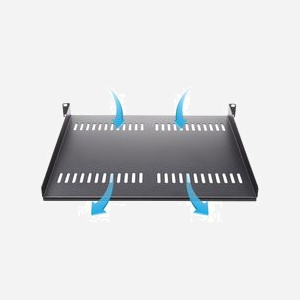 StarTech.com Étagère Rack Serveur 1U Cantilever Ventilé 19" Acier 20kg 406.4mm Profondeur - CABSHELF116V - Conforme RoHS - Miniature 3