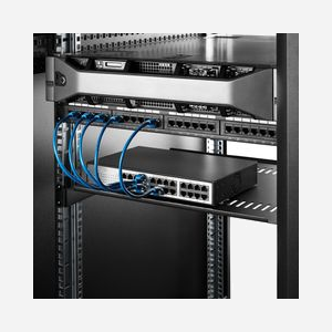 StarTech.com Étagère Rack Serveur 1U Cantilever Ventilé 19" Acier 20kg 406.4mm Profondeur - CABSHELF116V - Conforme RoHS - Miniature 4