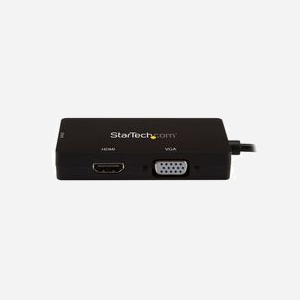 StarTech.com CDPVGDVHDBP : Adaptateur USB-C vers HDMI 4K 30Hz / DVI (1920x1200) / VGA (1920x1200) - USB Type-C Mâle - 15cm - Miniature 3
