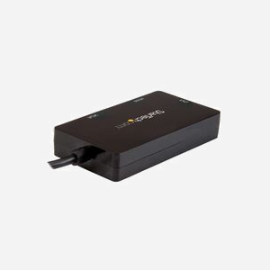 StarTech.com CDPVGDVHDBP : Adaptateur USB-C vers HDMI 4K 30Hz / DVI (1920x1200) / VGA (1920x1200) - USB Type-C Mâle - 15cm - Miniature 5