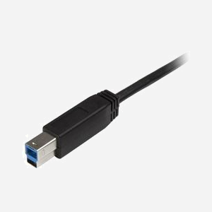StarTech.com Câble USB-C vers USB-B 2m USB 3.2 Gen 1 (5Gbps) M/M, PVC Noir, AWG 22/30, Blindage, CE - USB315CB2M - Miniature 4