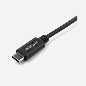 Câble StarTech.com USB-C 2.0 Mâle/Mâle 1m, Angle Droit, 60W (3A) Power Delivery, Charge & Synchronisation, Contacts Nickel, Noir, RoHS, CE, REACH - Miniature 3
