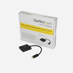 StarTech.com Adaptateur USB-C vers DisplayPort 4K 60Hz avec USB Power Delivery 60W - Chipset VIA/VLI VL100 & PERICOM PI3DPX1203 - CDP2DPUCP - Miniature 4