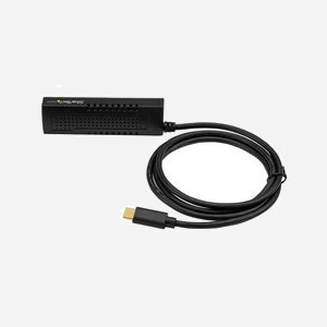 StarTech.com Adaptateur USB-C vers SATA pour HDD/SSD 2.5"/3.5" - USB 3.1 Gen 2 (10 Gbps) - Câble 1m intégré - USB31C2SAT3 - Miniature 3