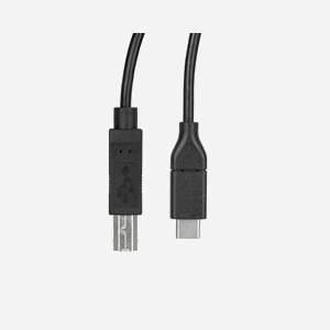 StarTech.com Câble USB-C vers USB-B 3m, USB 2.0, M/M, PVC Noir, 480 Mbit/s, AWG 23/28, Contacts Nickel, RoHS - USB2CB3M - Miniature 4
