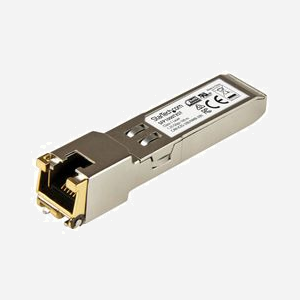 StarTech.com SFP1000TXST Module Transceiver SFP Cuivre Gigabit RJ45 1000BASE-TX 100m IEEE 802.3z Connecteur RJ45 Aluminium 1.3W - Miniature 1