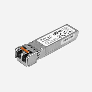 StarTech.com SFP10GBLRMST Module Transceiver Fibre 10GBASE-LRM, Multimode LC, 1310nm, 10Gbps, Distance Max 220m, DDM, Hot-Plug, Aluminium - Miniature 1