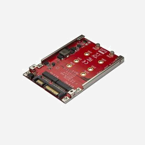 StarTech.com S322M225R Adaptateur Double SSD M.2 vers SATA 2.5" RAID 0/1/BIG/JBOD, SATA III 6Gbps, ASMedia ASM1092R, Support TRIM/S.M.A.R.T. - Miniature 1