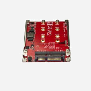 StarTech.com S322M225R Adaptateur Double SSD M.2 vers SATA 2.5" RAID 0/1/BIG/JBOD, SATA III 6Gbps, ASMedia ASM1092R, Support TRIM/S.M.A.R.T. - Miniature 2