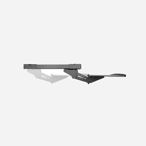 StarTech.com KBTRAYADJ Support Clavier Sous Bureau Ajustable (670x255mm, 2kg) - Inclinaison +/-15°, Pivotement +/-20°, Acier/Plastique, Noir - Miniature 3