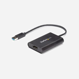 StarTech.com Adaptateur USB 3.0 vers DisplayPort 4K 30Hz (USB32DPES2) - USB Type-A vers DisplayPort, Résolution Max 3840x2160 30Hz, 64Mo, Windows - Miniature 1