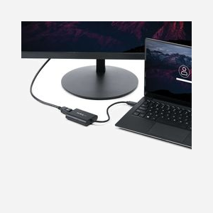 StarTech.com Adaptateur USB 3.0 vers DisplayPort 4K 30Hz (USB32DPES2) - USB Type-A vers DisplayPort, Résolution Max 3840x2160 30Hz, 64Mo, Windows - Miniature 4