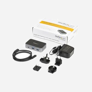 StarTech.com Hub USB-C 3.2 Gen 2 : 2x USB-A, 1x USB-C, 1x GbE, RJ-45, 10Gbps, Aluminium/Plastique, Câble 1m, Windows/macOS/Linux/Android - Miniature 5