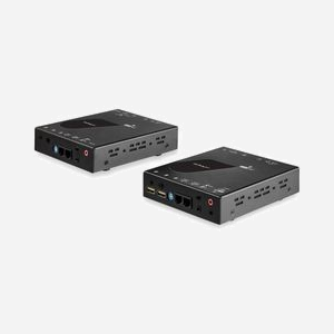 StarTech.com Extender KVM IP HDMI 4K 30Hz - USB 2.0 x4, EDID Pass-through, RJ45, Distance 100m, Boîtier Acier, Ref: SV565HDIP - Miniature 1