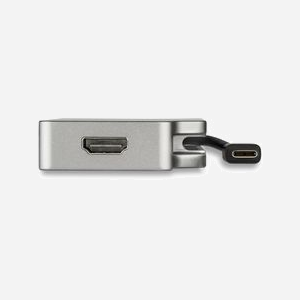 StarTech.com Adaptateur USB-C Multiport vers HDMI 2.0, Mini DisplayPort 1.2, VGA, DVI-D (1080p), 4K60Hz, Aluminium, USB 3.2 Gen 1 - Miniature 3