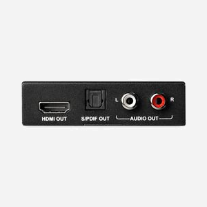 StarTech.com Extracteur Audio HDMI 4K 60Hz HD202A - Sorties RCA et Toslink, HDMI 2.0, HDR, Bande Passante 18 Gbit/s, Jusqu'à 5.1 Canaux - Miniature 4