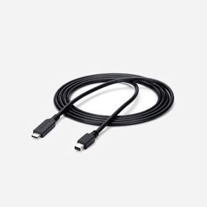 StarTech.com CDP2MDPMM6B : Câble Adaptateur USB-C vers Mini DisplayPort 4K 60Hz - 1.8m - Compatible Thunderbolt 3 - Noir - Chipset STM32F072CBU6 - Miniature 4