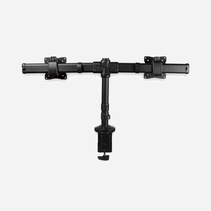 StarTech.com ARMBARDUOG : Support Bureau Double Écran 13"-27", VESA 75/100mm, Pince/Oeillet, Inclinaison ±30°, Rotation 360°, Charge Max 16kg - Miniature 3