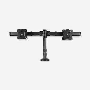 StarTech.com ARMBARDUOG : Support Bureau Double Écran 13"-27", VESA 75/100mm, Pince/Oeillet, Inclinaison ±30°, Rotation 360°, Charge Max 16kg - Miniature 2