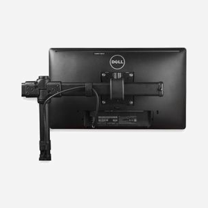 StarTech.com ARMBARDUOG : Support Bureau Double Écran 13"-27", VESA 75/100mm, Pince/Oeillet, Inclinaison ±30°, Rotation 360°, Charge Max 16kg - Miniature 4