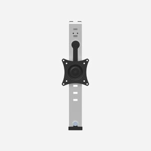 StarTech.com Support Cloison pour Écran 34" (8kg) Acier, Réglage Hauteur 30cm, VESA 75x75/100x100, Inclinaison +/-10°, Rotation 180°, ARMCBCLB