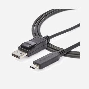 StarTech.com Câble Adaptateur USB-C vers DisplayPort 1.4 CDP2DP146B - 1.8m - 7680x4320 (8K) 60Hz - HBR3 - Compatible Thunderbolt 3 - Noir - Miniature 4