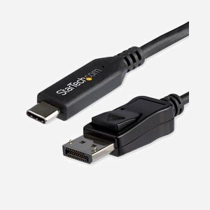StarTech.com Câble Adaptateur USB-C vers DisplayPort 1.4 CDP2DP146B - 1.8m - 7680x4320 (8K) 60Hz - HBR3 - Compatible Thunderbolt 3 - Noir