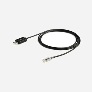 StarTech.com ICUSBROLLOVR : Câble Console USB 2.0 vers RJ45 M/M 1.8m, AWG28, Compatible Windows, macOS, Linux, Certifié CE/RoHS - Miniature 4