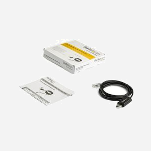 StarTech.com ICUSBROLLOVR : Câble Console USB 2.0 vers RJ45 M/M 1.8m, AWG28, Compatible Windows, macOS, Linux, Certifié CE/RoHS - Miniature 5