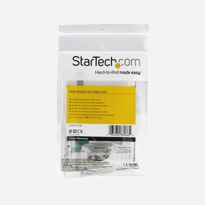 StarTech.com LTANCHOR Ancrage de Sécurité Antivol Acier Argent 44x45.8x28mm Fixation par Vis/Adhésif RoHS pour Ordinateur Portable et Dock PC - Miniature 5