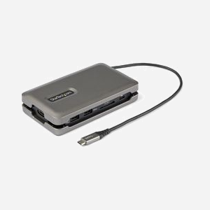 StarTech.com DKT31CSDHPD3 : Adaptateur USB-C Multiport vers HDMI 4K 60Hz, 2x USB 3.2 Gen 2, Lecteur SD/MicroSD, 100W Power Delivery, Compatible Windows/macOS/Linux - Miniature 1