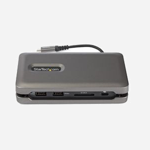 StarTech.com DKT31CSDHPD3 : Adaptateur USB-C Multiport vers HDMI 4K 60Hz, 2x USB 3.2 Gen 2, Lecteur SD/MicroSD, 100W Power Delivery, Compatible Windows/macOS/Linux - Miniature 3
