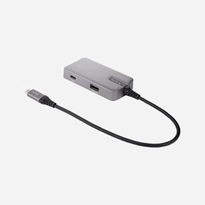StarTech.com DKT31CHPD3 : Adaptateur USB-C Multiport vers HDMI 4K 60Hz, 3x USB 10Gbps (1x USB-A, 2x USB-C), Power Delivery 100W Pass-Through, câble 25cm