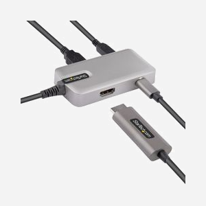 StarTech.com DKT31CHPD3 : Adaptateur USB-C Multiport vers HDMI 4K 60Hz, 3x USB 10Gbps (1x USB-A, 2x USB-C), Power Delivery 100W Pass-Through, câble 25cm - Miniature 5